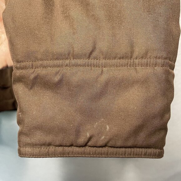 Jones New York Sport Vintage Brown Sherpa Collar Utility Jacket S - Picture 7 of 9